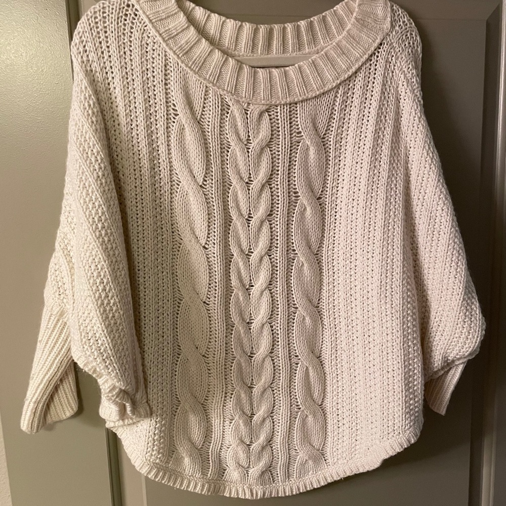 Loft poncho sweater